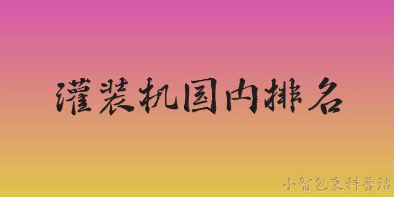 灌装机国内排名