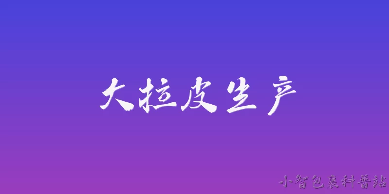 大拉皮生产:2026年大拉皮生产的行业标准有哪些更新？ - 2026最新生产问答知识盘点大全